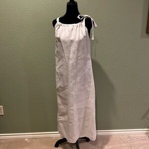 Linen Halter Dress.